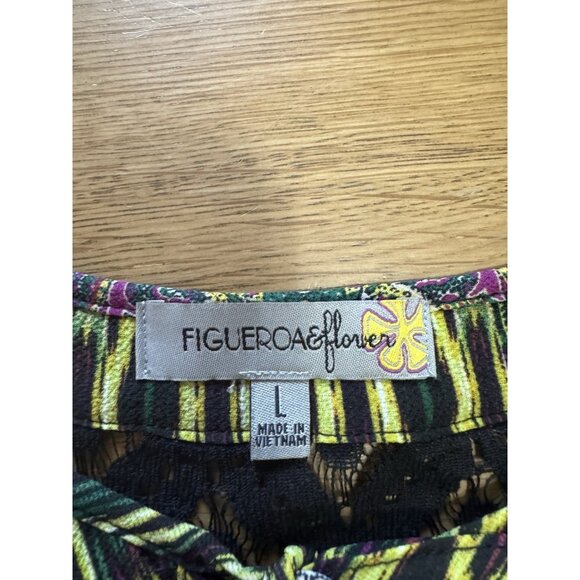 Figueroa & Flower Geometric Button Size Large Boho Hippie Artsy Lightweight City - Picture 3 of 11